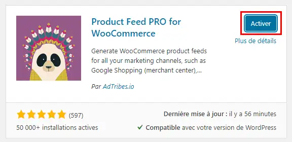 Installer Product Feed Pro (GPL) sur son site Wordpress