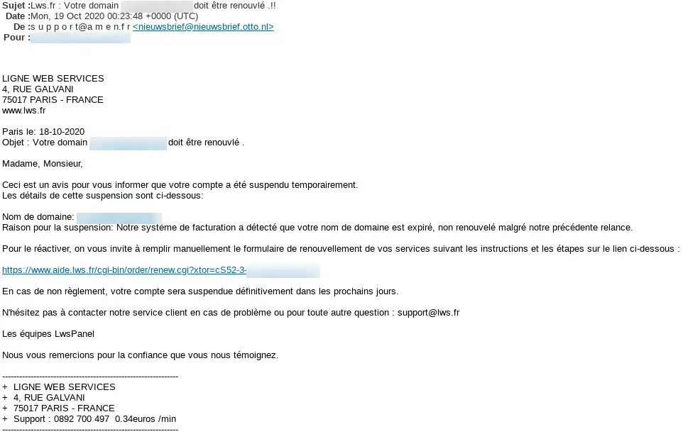 Spoofing, phishing : ce qu'il faut savoir sur les ces faux emails LWS